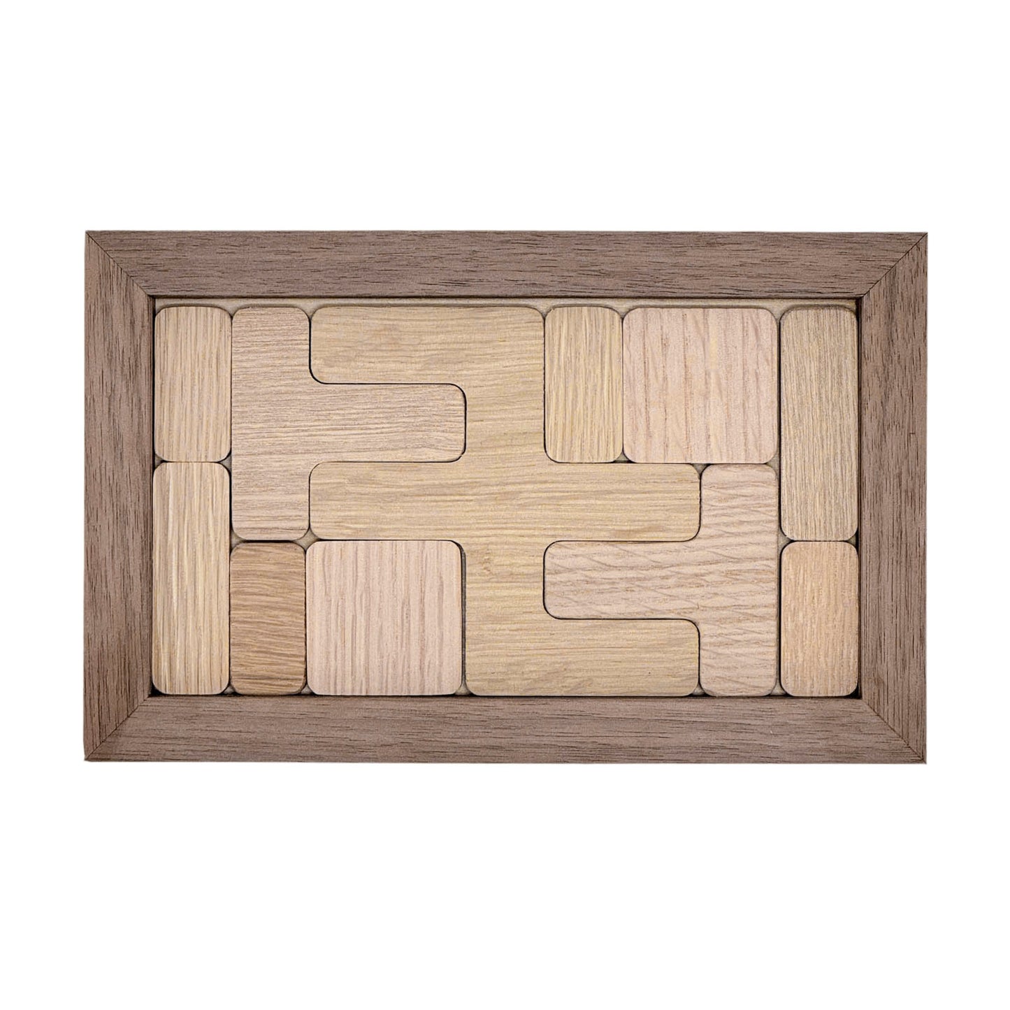 Peace Puzzle Mini Walnut Assembly DIY Kit