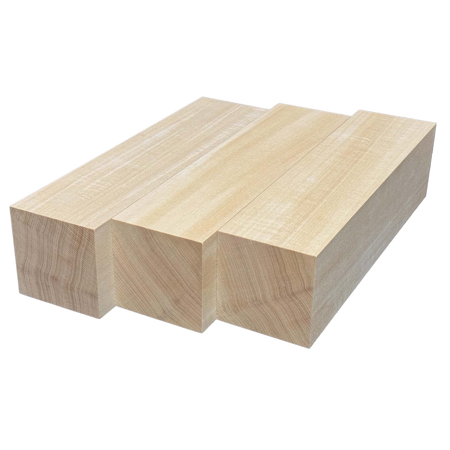 SOZO Block Japanese Lime Wood 65mm Square Lumber Set of 3