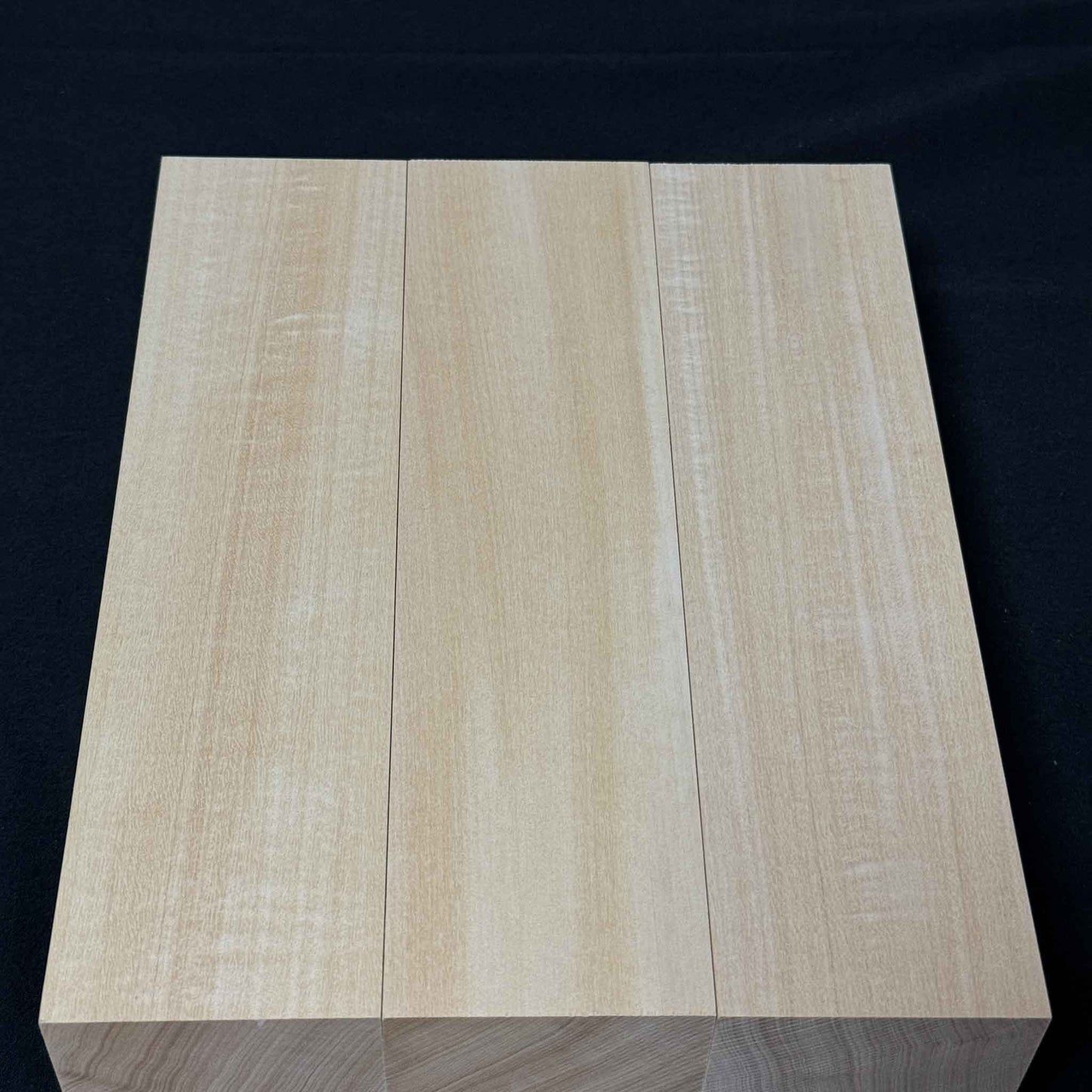 SOZO Block Japanese Lime Wood 65mm Square Lumber Set of 3