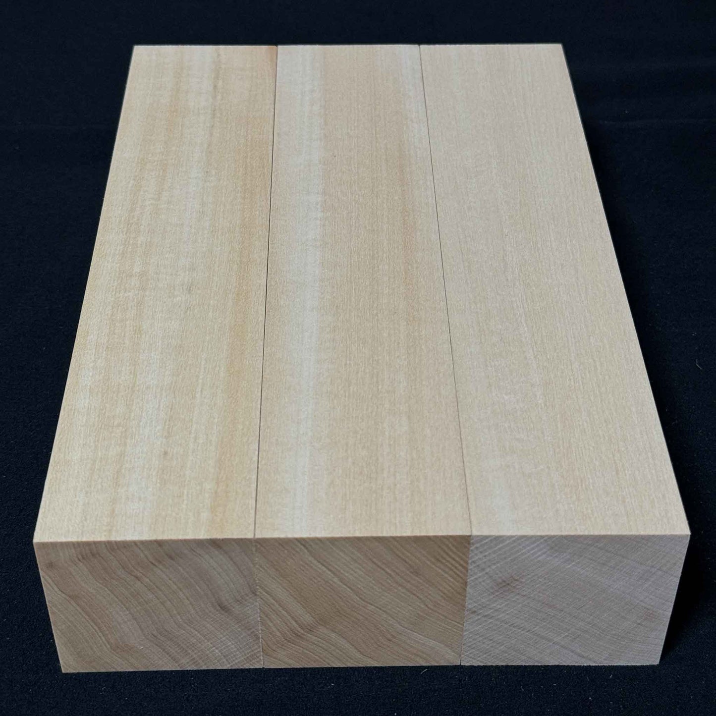 SOZO Block Japanese Lime Wood 55mm Square Lumber Set of 3