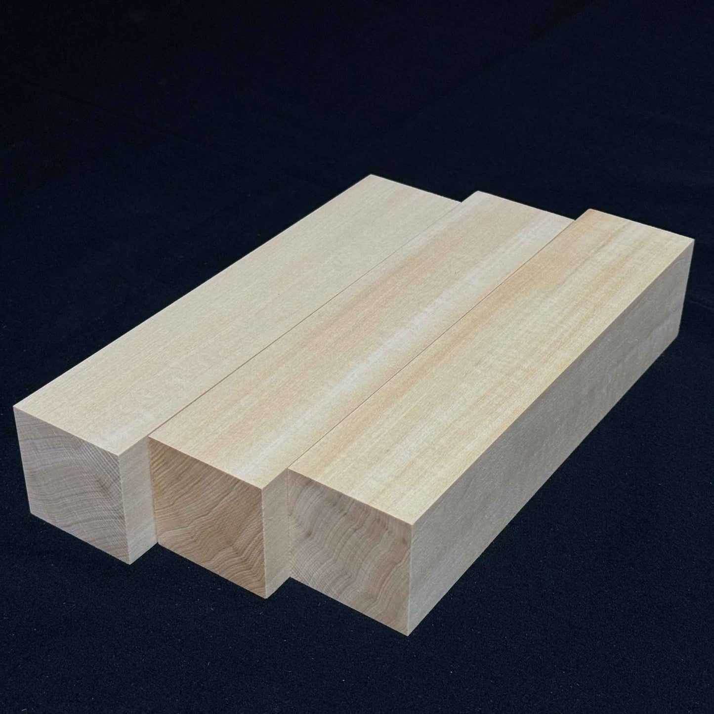 SOZO Block Japanese Lime Wood 55mm Square Lumber Set of 3