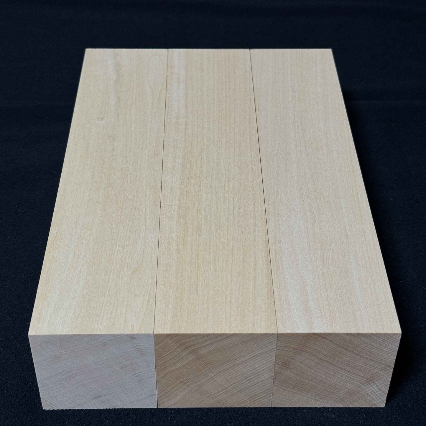 SOZO Block Japanese Lime Wood 55mm Square Lumber Set of 3