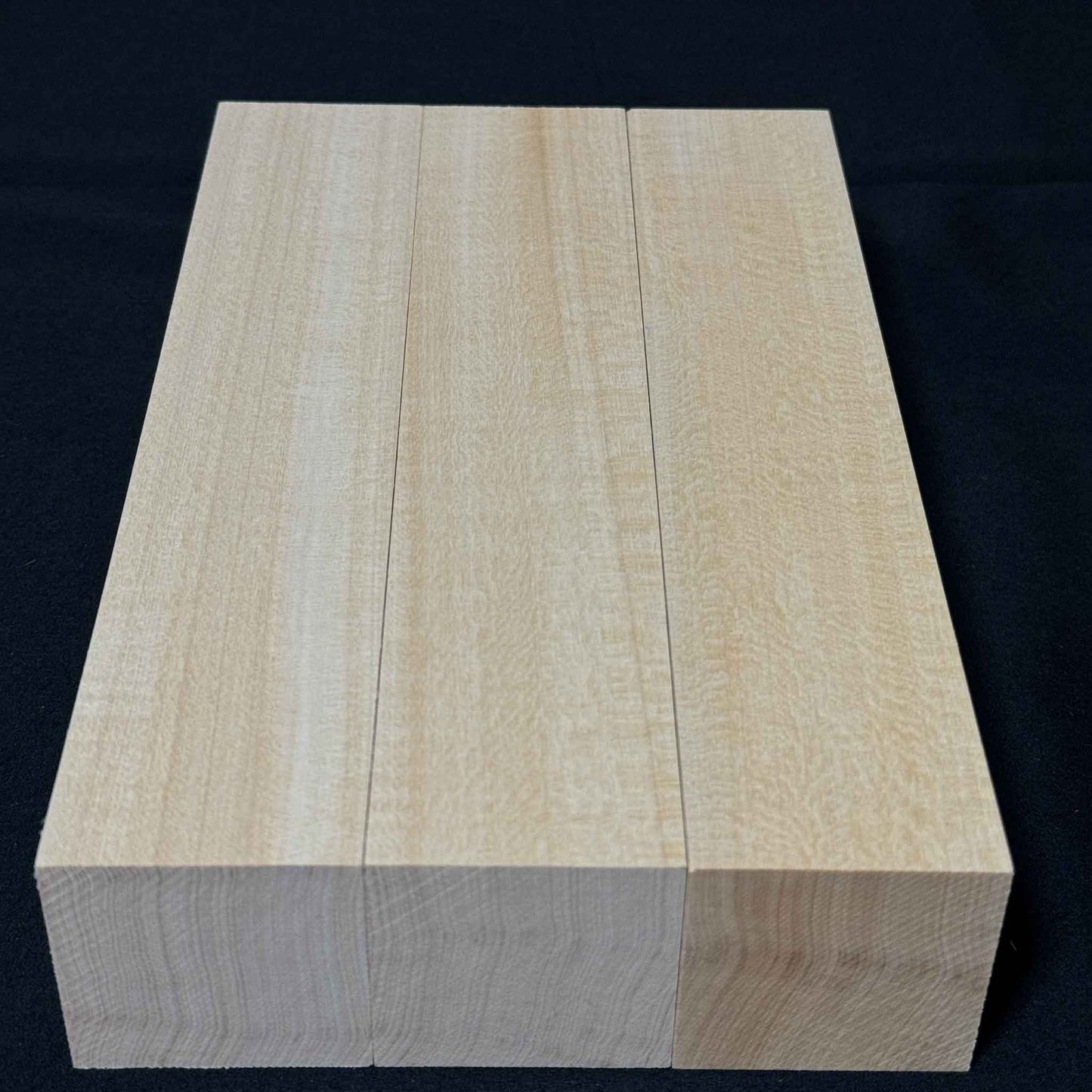 SOZO Block Japanese Lime Wood 50mm Square Lumber Set of 3