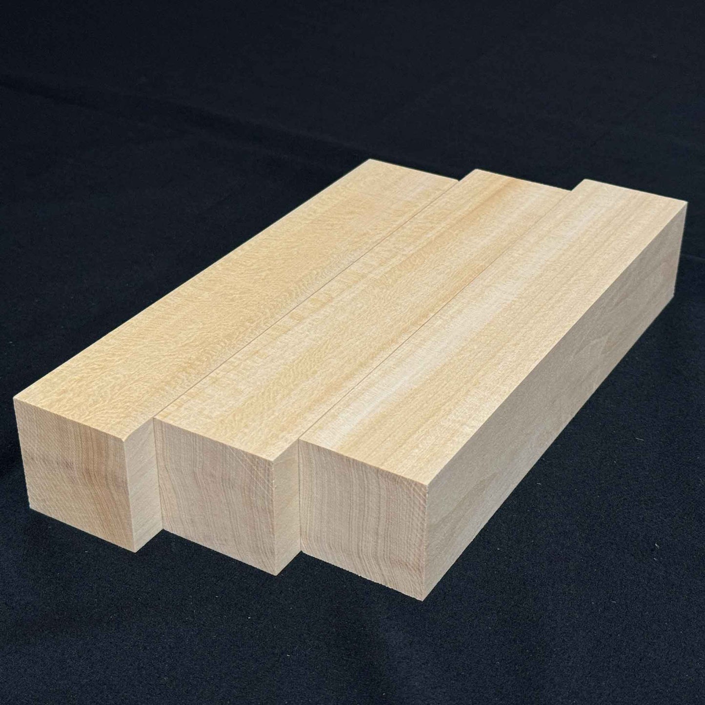 SOZO Block Japanese Lime Wood 50mm Square Lumber Set of 3