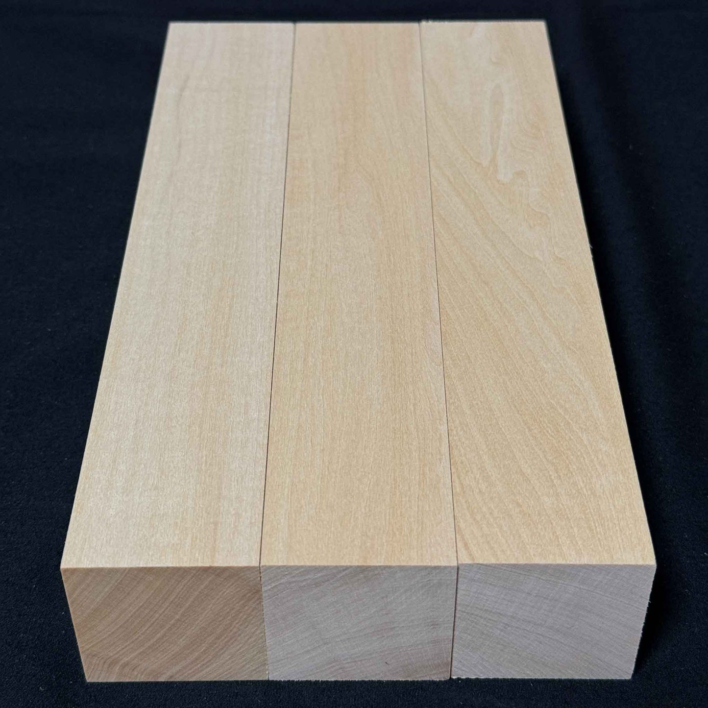 SOZO Block Japanese Lime Wood 45mm Square Lumber Set of 3