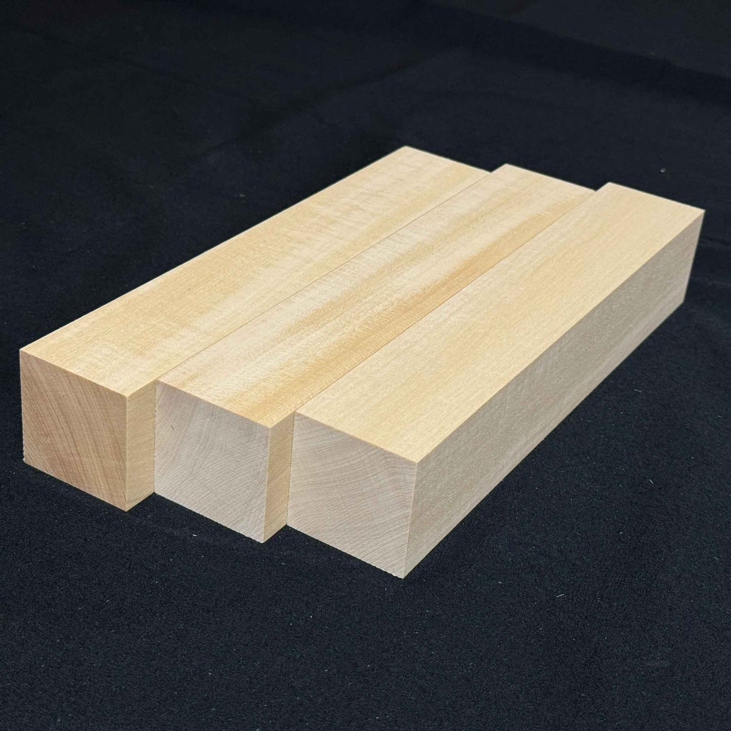 SOZO Block Japanese Lime Wood 45mm Square Lumber Set of 3