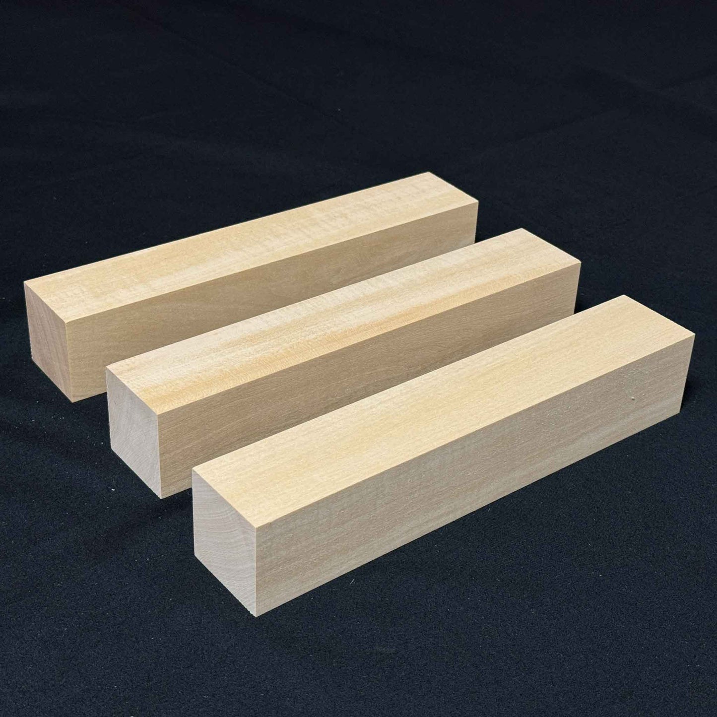 SOZO Block Japanese Lime Wood 45mm Square Lumber Set of 3