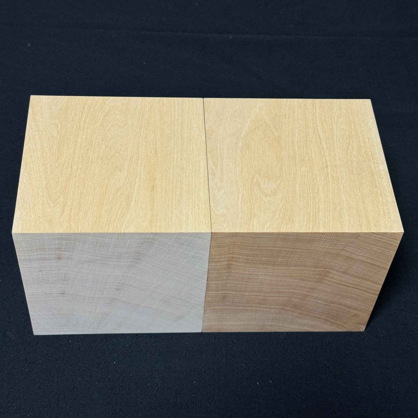 SOZO Block Japanese Lime Wood 110mm Square Lumber Set of 2