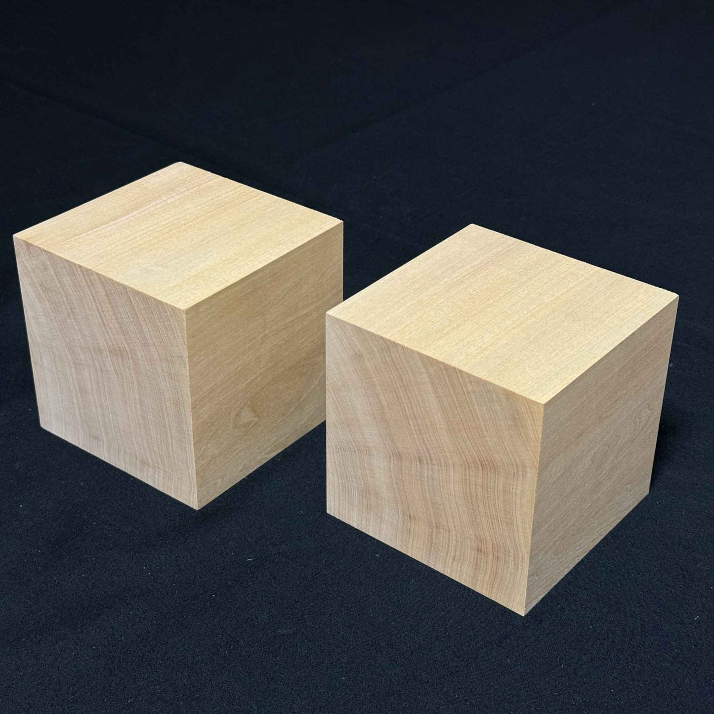 SOZO Block Japanese Lime Wood 110mm Square Lumber Set of 2