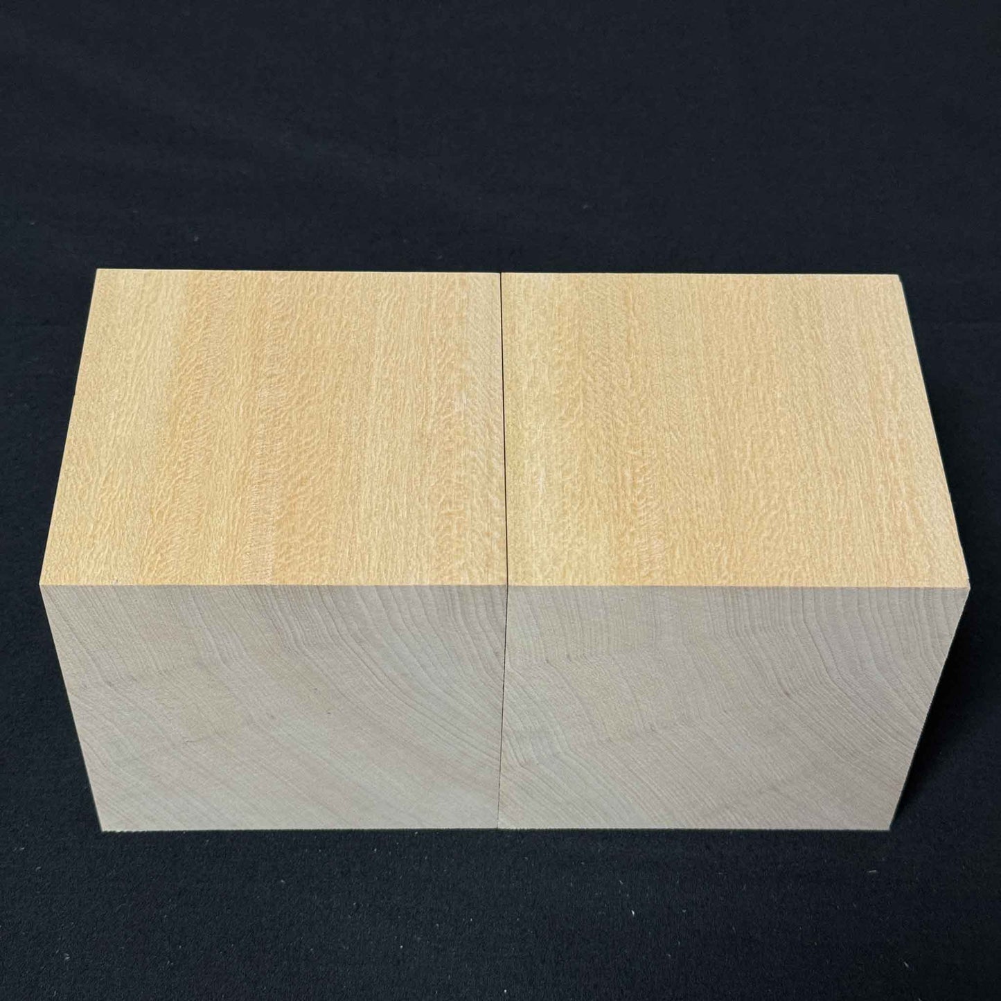 SOZO Block Japanese Lime Wood 100mm Square Lumber Set of 2