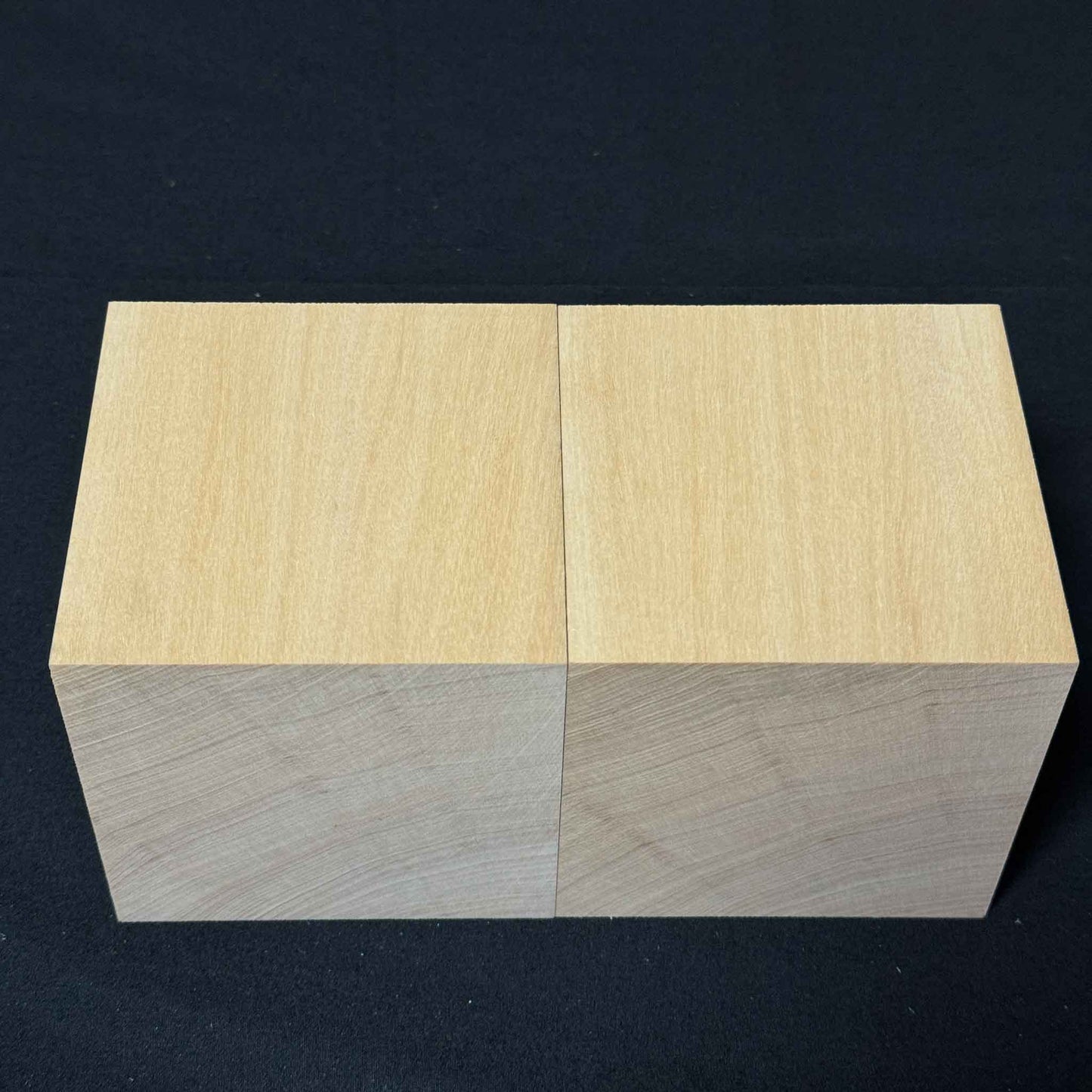 SOZO Block Japanese Lime Wood 100mm Square Lumber Set of 2