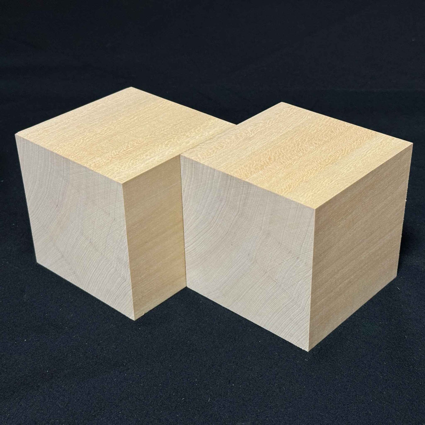 SOZO Block Japanese Lime Wood 100mm Square Lumber Set of 2