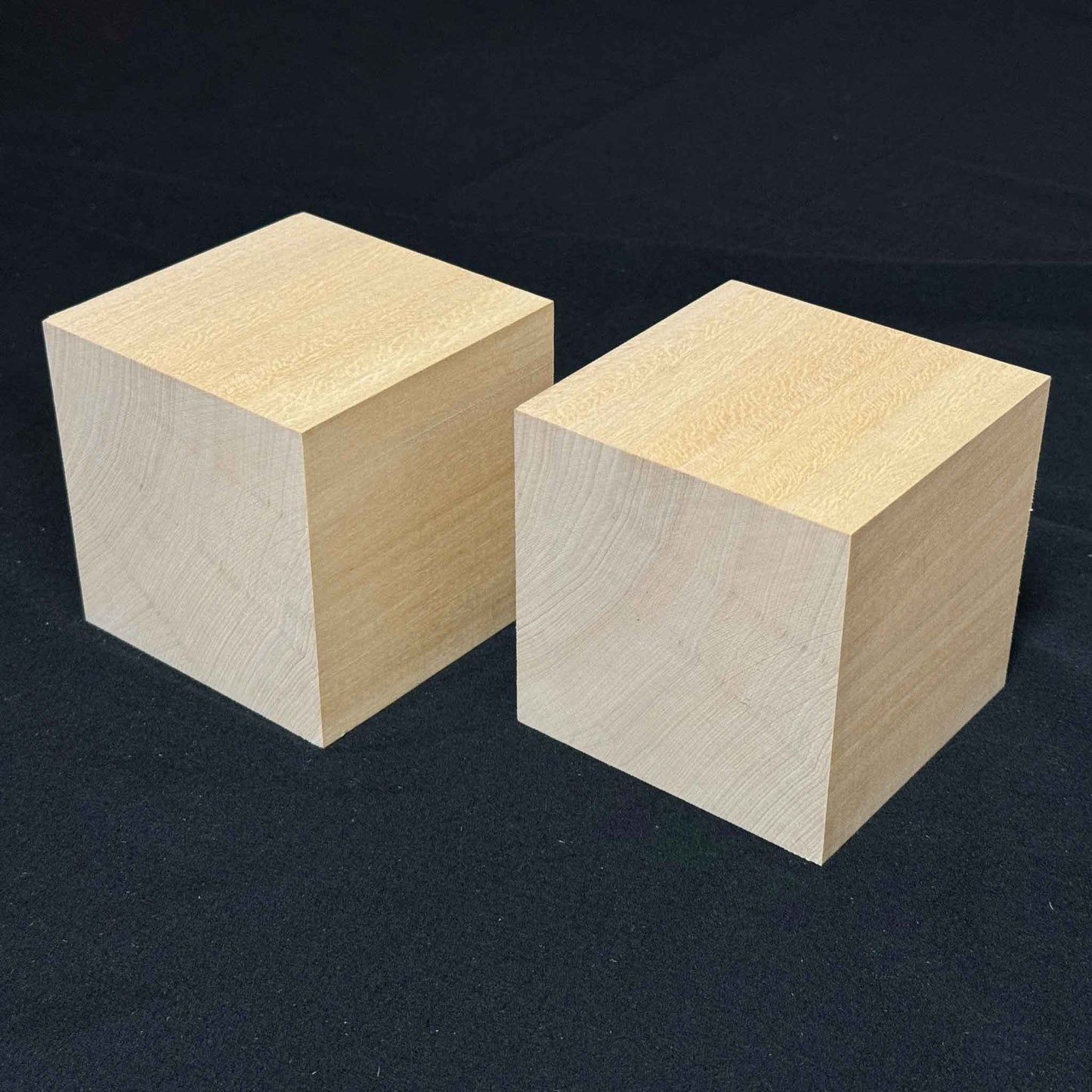 SOZO Block Japanese Lime Wood 100mm Square Lumber Set of 2