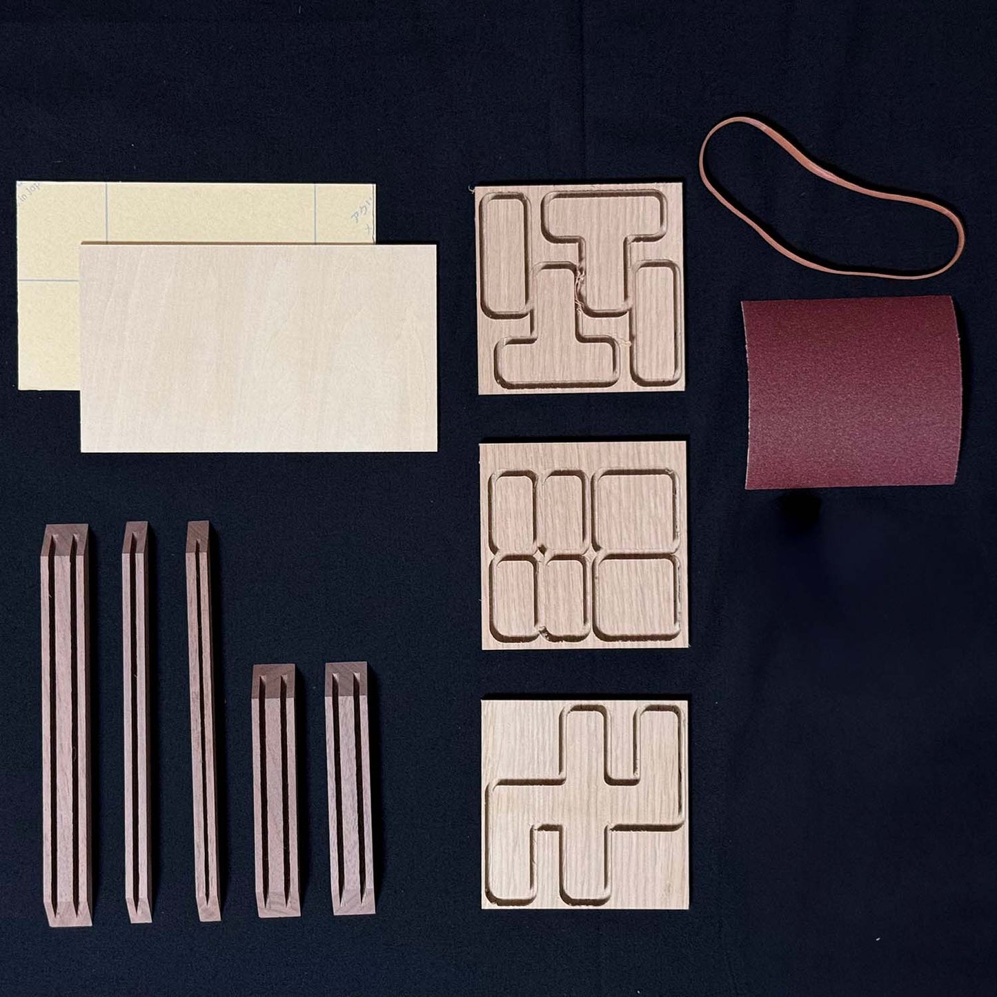 Peace Puzzle Mini Walnut Assembly DIY Kit